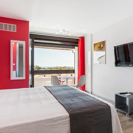 Studio Vue Mer Panoramique, Piscine Port Venus Village Naturiste Agde Luaran gambar