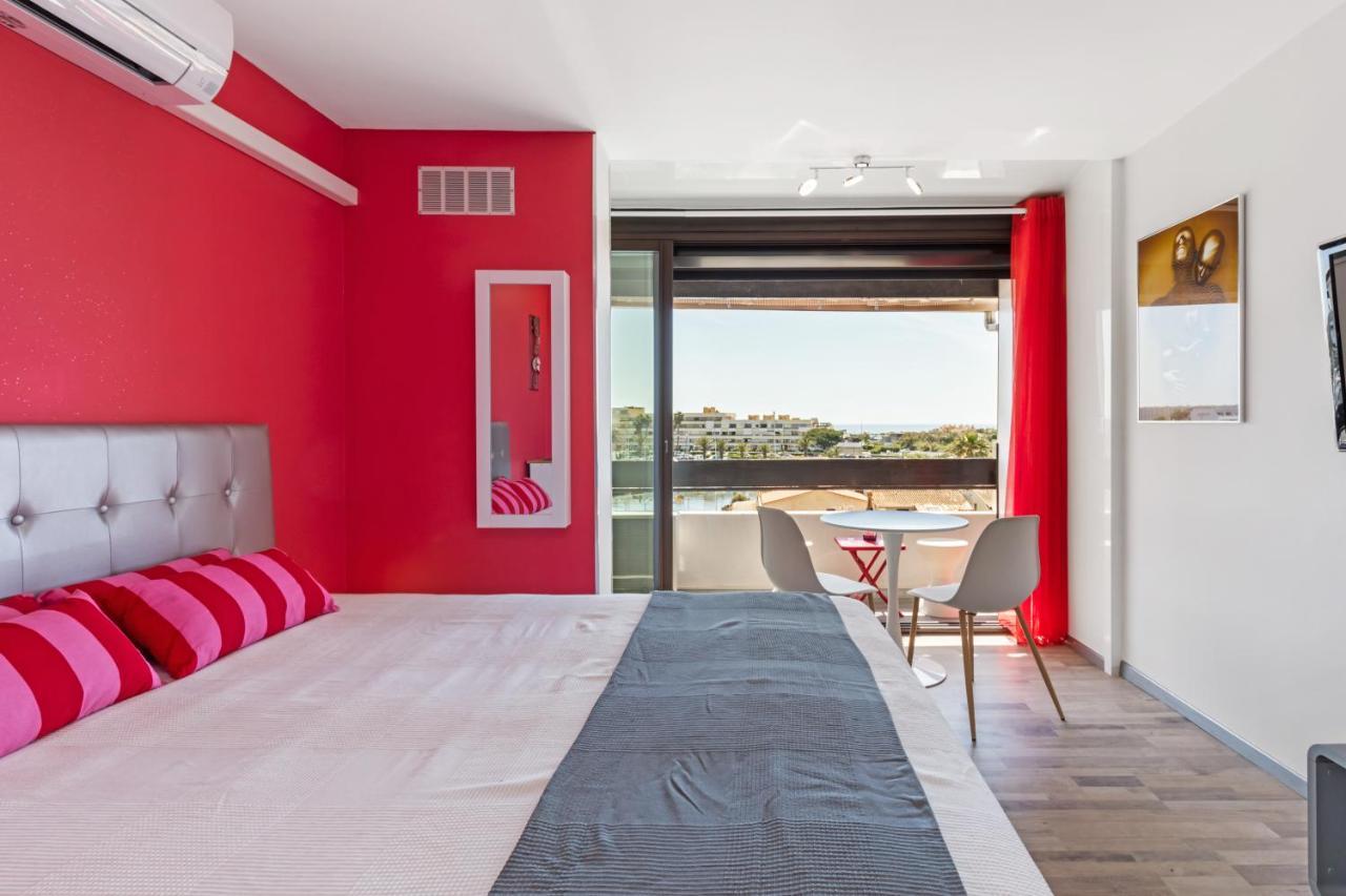 Studio Vue Mer Panoramique, Piscine Port Venus Village Naturiste Agde Luaran gambar